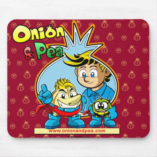 Onion & Pea mousepad. Mousepad (Vorne)