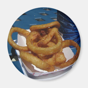 Onion Rings Fried Magnet