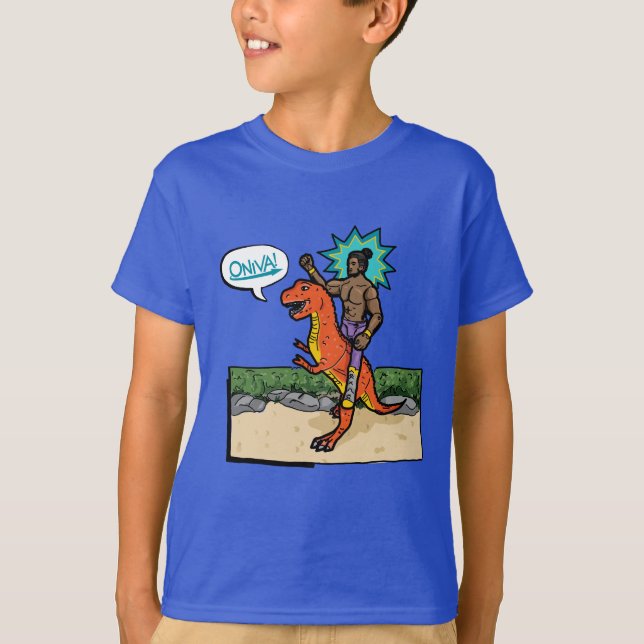 ONIVA! Dino Lutteur T-Shirt (Vorderseite)