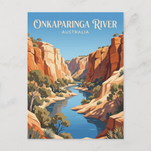 Onkaparinga River Nationalpark Australien Postkarte