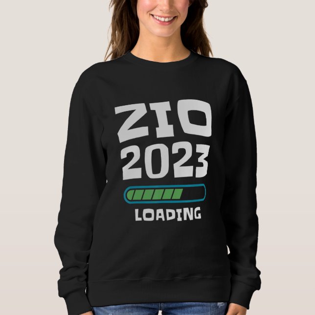 Onkel 2023 Ladebildschirm Bester Onkel der Welt Zu Sweatshirt (Vorderseite)