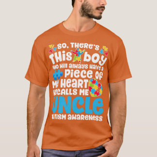 Onkel Autismus für Männer Frauen Mädchen Mädchen L T-Shirt