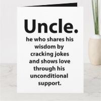 Onkel Birthday Inspirational Funny Zitat Uncle