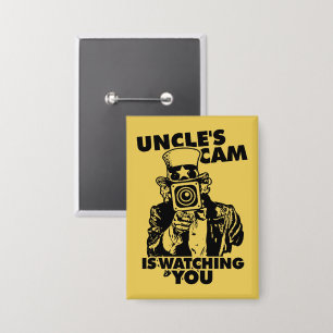Onkel Cam beobachtet dich Button