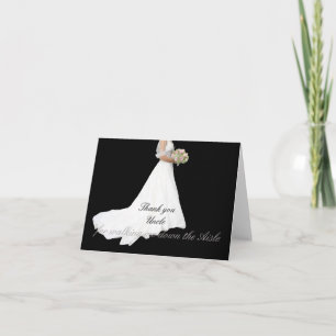 Onkel Danke, dass du mich zum Altar geführt hast Dankeskarte