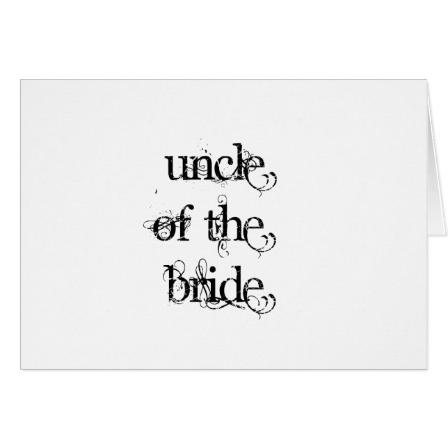 Onkel der Braut (Vorderseite (Horizontal))