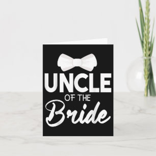 Onkel der Braut glückliche Hochzeit Verheirateten Karte