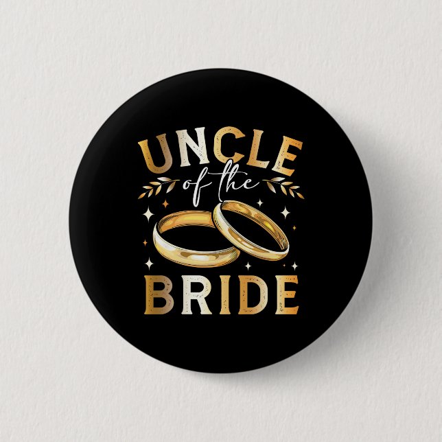 Onkel der Braut, Hochzeit und Enge Button (Vorderseite)