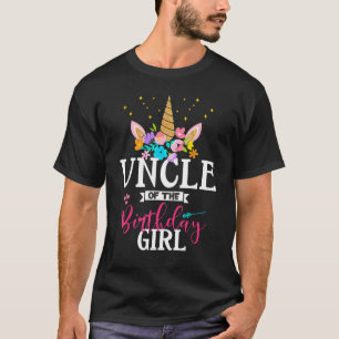 Onkel der Geburtstagskarte Unicorn B-Day Anniversa T-Shirt