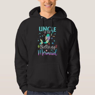 Onkel der Geburtstagsmermaid Funny Matching Famile Hoodie