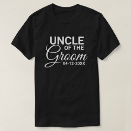 Onkel der Groom Wedding Party Matching Family T-Shirt