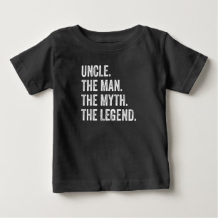 Onkel Der Mann der Mythos der Legende lustig Baby T-shirt