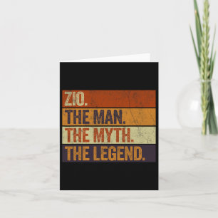 Onkel Der Mann Der Mythos Die Legende Lustig Retro Karte