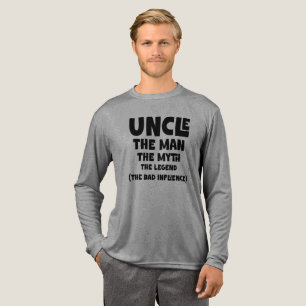Onkel Der Mann Der Mythos Die Legende Tri-Blend Shirt