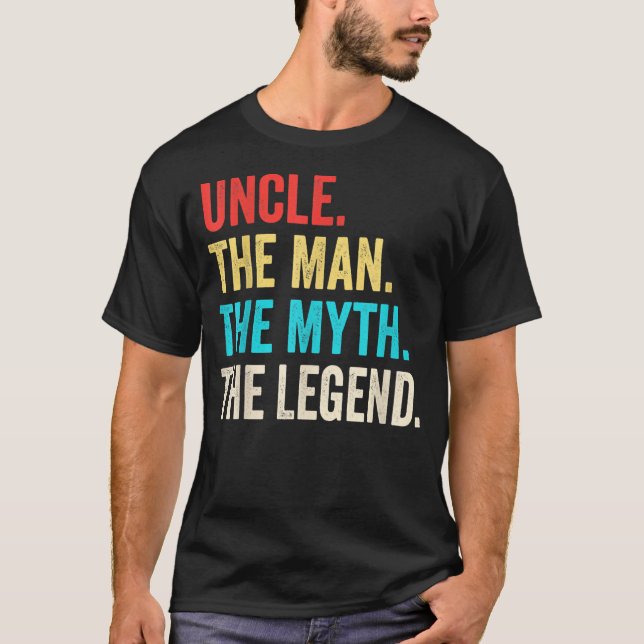 Onkel Der Mensch Der Mythos Der Legende  T-Shirt (Vorderseite)
