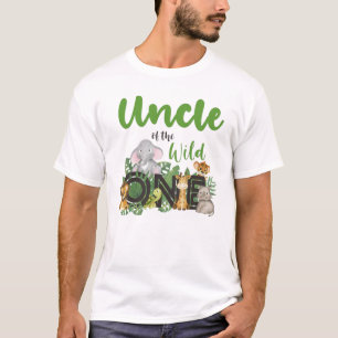 Onkel der Wild One Matching Family Safari T-Shirt
