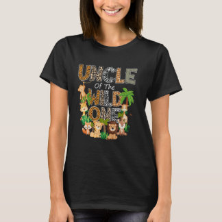Onkel der Wild One Safari Jungle 1. Geburtstag P T-Shirt