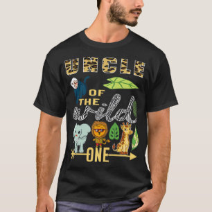 Onkel der wilden Zoo Mutter Geburtstag Safari J T-Shirt
