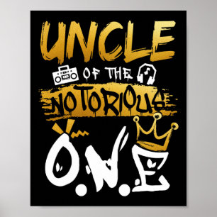 Onkel des berüchtigten Hip Hop Hop 1. Poster