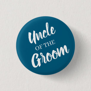 Onkel des Bräutigams Hochzeit Knopf Button