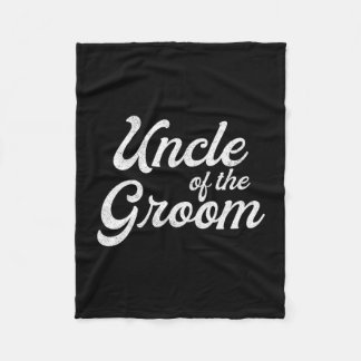 Onkel des Bräutigams Shirts für Männer lustig Fleecedecke