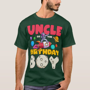 Onkel des Dabbing Astronauten Geburtstag Boy Match T-Shirt