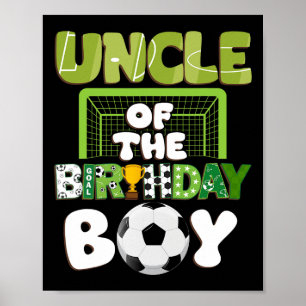 Onkel des Geburtstags Boy Soccer Family Party Deko