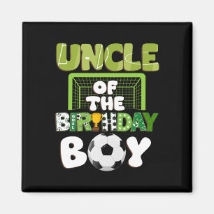 Onkel des Geburtstags Boy Soccer Family Party Deko Magnet