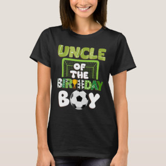 Onkel des Geburtstags Boy Soccer Family Party Deko T-Shirt
