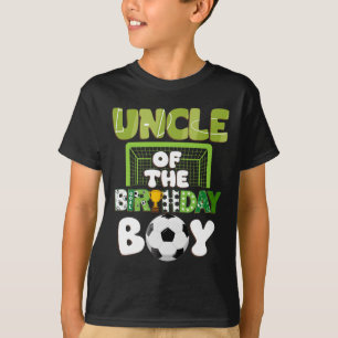 Onkel des Geburtstags Boy Soccer Family Party Deko T-Shirt