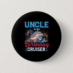 Onkel des Geburtstags-Cruisers Lustige Kreuzfahrt Button