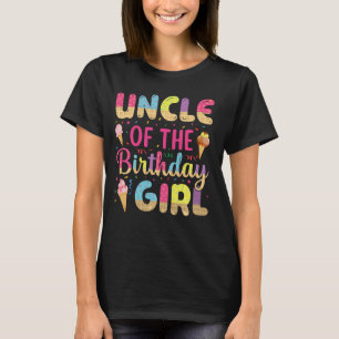 Onkel des Geburtstags Eiscreme-Party T-Shirt