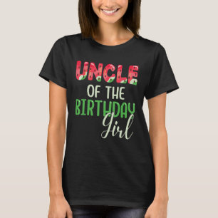 Onkel des Geburtstags-Girl-Watermelon-Familienmatc T-Shirt