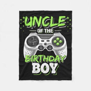Onkel des Geburtstags Junge Matching Video Game Bi Fleecedecke