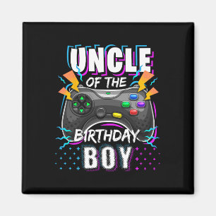 Onkel des Geburtstags Junge Matching Video Game Bi Magnet