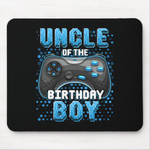 Onkel des Geburtstags Junge Matching Video Game Bi Mousepad