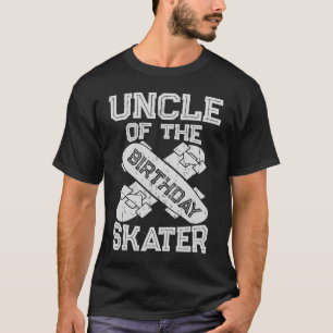 Onkel des Geburtstags Skater Junge und Mädchen B T T-Shirt