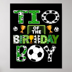 Onkel des Geburtstags-Soccer-Spielers am Spieltag  Poster
