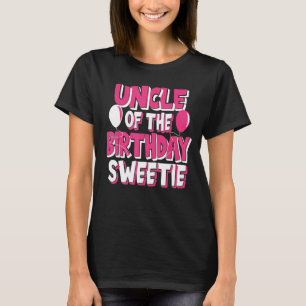 Onkel des Geburtstags Sweetie Girl Party T-Shirt