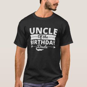Onkel des Geburtstags Typ Party B Tagesjunge stolz T-Shirt