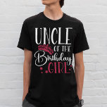 Onkel des Geburtstagskameraden für Mädchen T-Shirt<br><div class="desc">Suchen Sie ein Shirt zum Geburtstag, das Ihr Party komplett macht? Schauen Sie sich nur unsere passenden Geburtstags-Crew-Shirts an! Diese stilvollen T-Shirts sind perfekt für jeden Geburtstagsfeier. Unsere passenden Shirts sind ein tolles Geschenk für Ihre Freunde und Familie und können als Teamkollegen oder als Gruppentee zusammengefasst werden. Mit so vielen...</div>