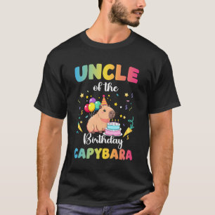 Onkel des Geburtstagskameradschafts-Party Capybara T-Shirt
