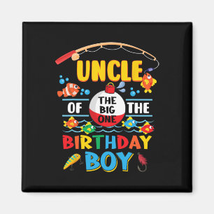 Onkel des großen Fangens 1. Geburtstag Ofishall Magnet