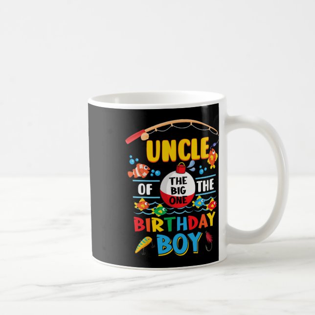 Onkel des großen Fischfangs 1. Geburtstag Ofischal Kaffeetasse (Rechts)