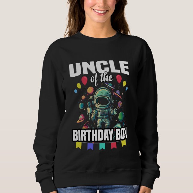 Onkel des jungen Astronauten Sweatshirt (Vorderseite)
