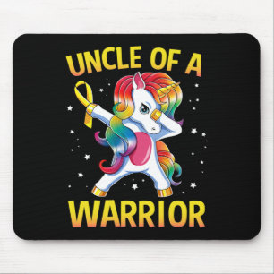 Onkel eines Kriegers Kindheitskrebsbewusstsein für Mousepad