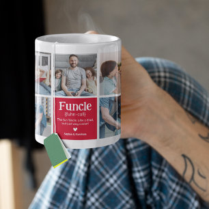 Onkel-Foto-Collage-Definition Cute Moderner Onkel Kaffeetasse