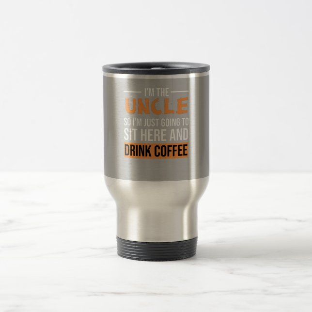 Onkel Gift Ideen | Ich bin der Onkelkaffee Reisebecher (Mittel)