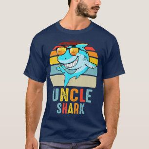 Onkel-Hai Vintage Retro-Hai-Liebhaber Vatertag T-Shirt