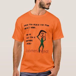 Onkel Handshake - Orange - Boomerang T-Shirt